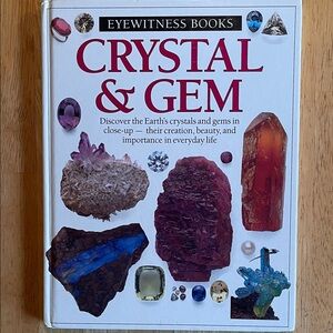 Crystal & Gem Art Print — White with Multicolor Gem Accents